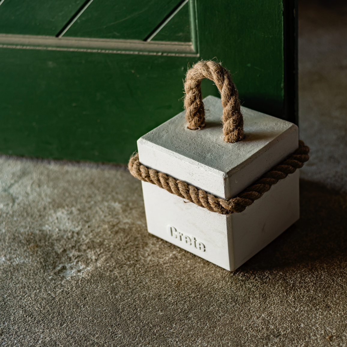 Large Cube Concrete Doorstop